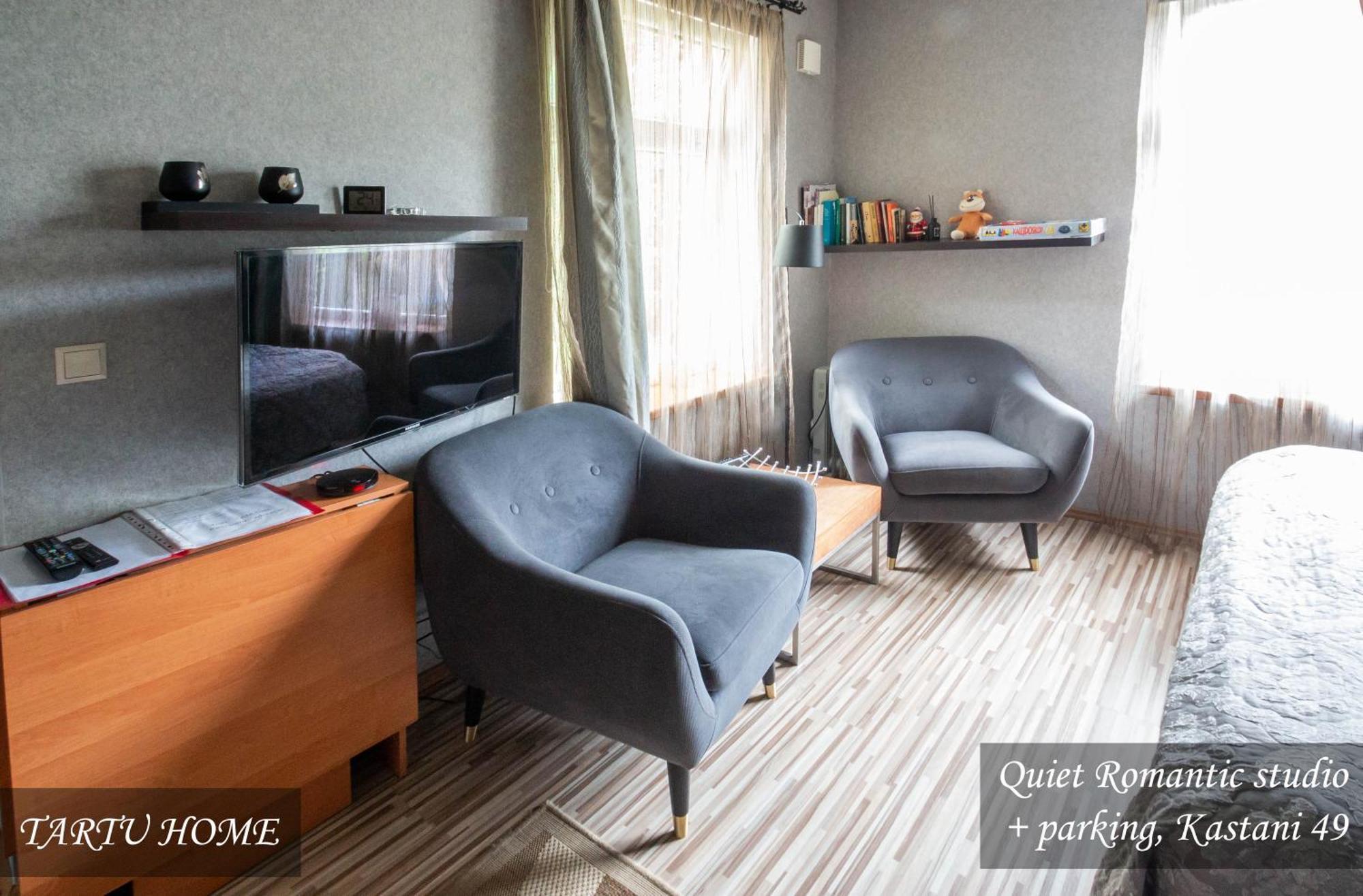 Quiet Romantic Studio Plus Parking, Tartu Home Exteriér fotografie