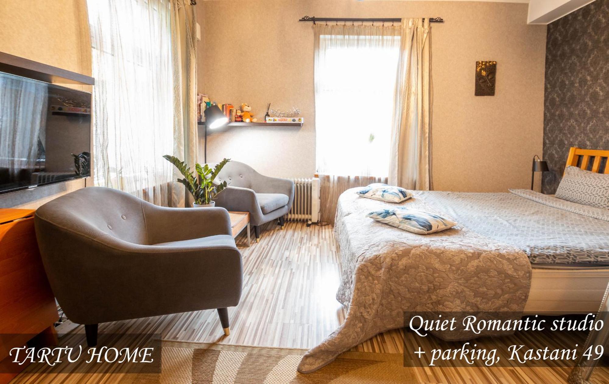 Quiet Romantic Studio Plus Parking, Tartu Home Exteriér fotografie